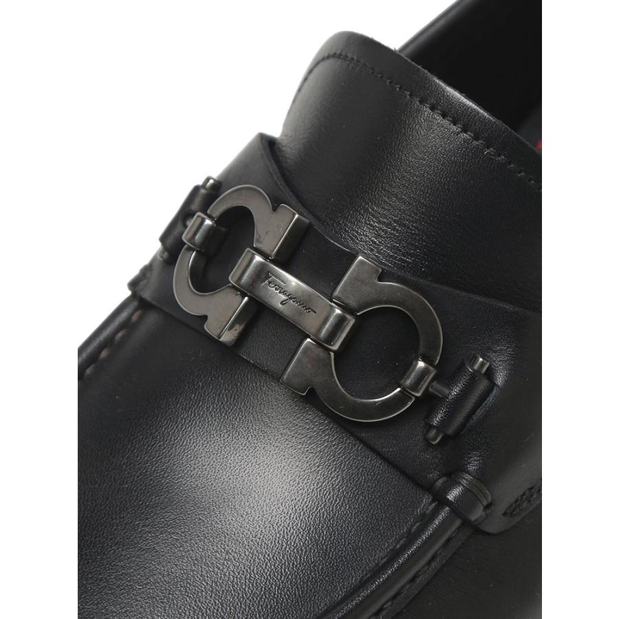 サルヴァトーレフェラガモ Salvatore Ferragamo レザー ガンチーニ ローファー メンズ FG71792F24の画像