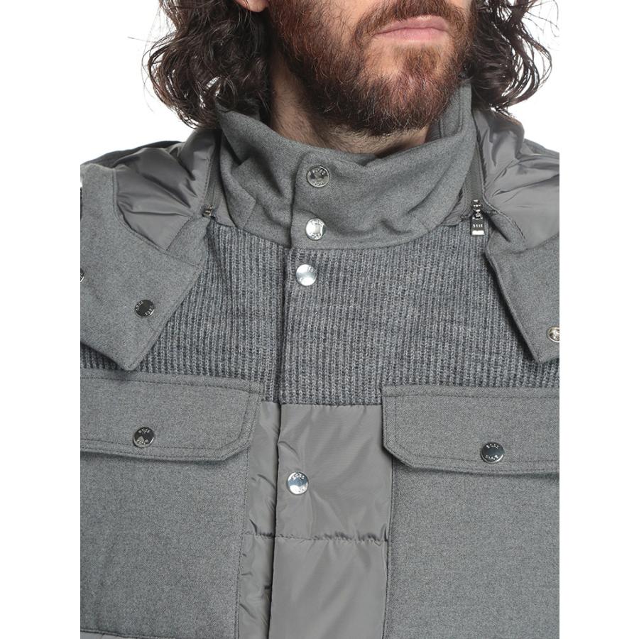 HUGO BOSS（ヒューゴ・ボス） フード着脱 異素材切替 フラップ付き胸