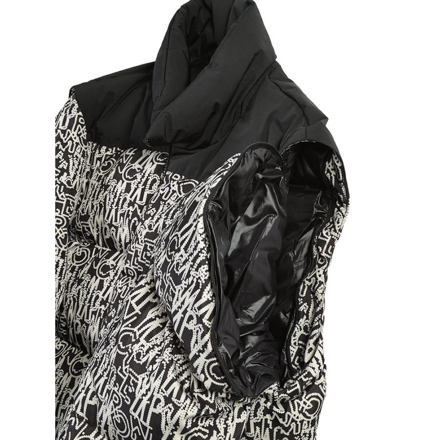 MONCLER モンクレール 袖着脱 2WAY 総ロゴ ショートダウン