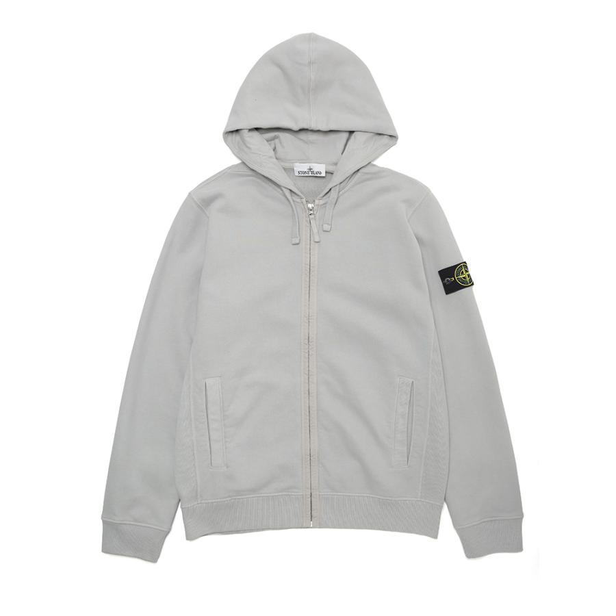 ストーンアイランド STONE ISLAND 裏起毛 ロゴパッチ フルジップ パーカー メンズ SI811563520の画像