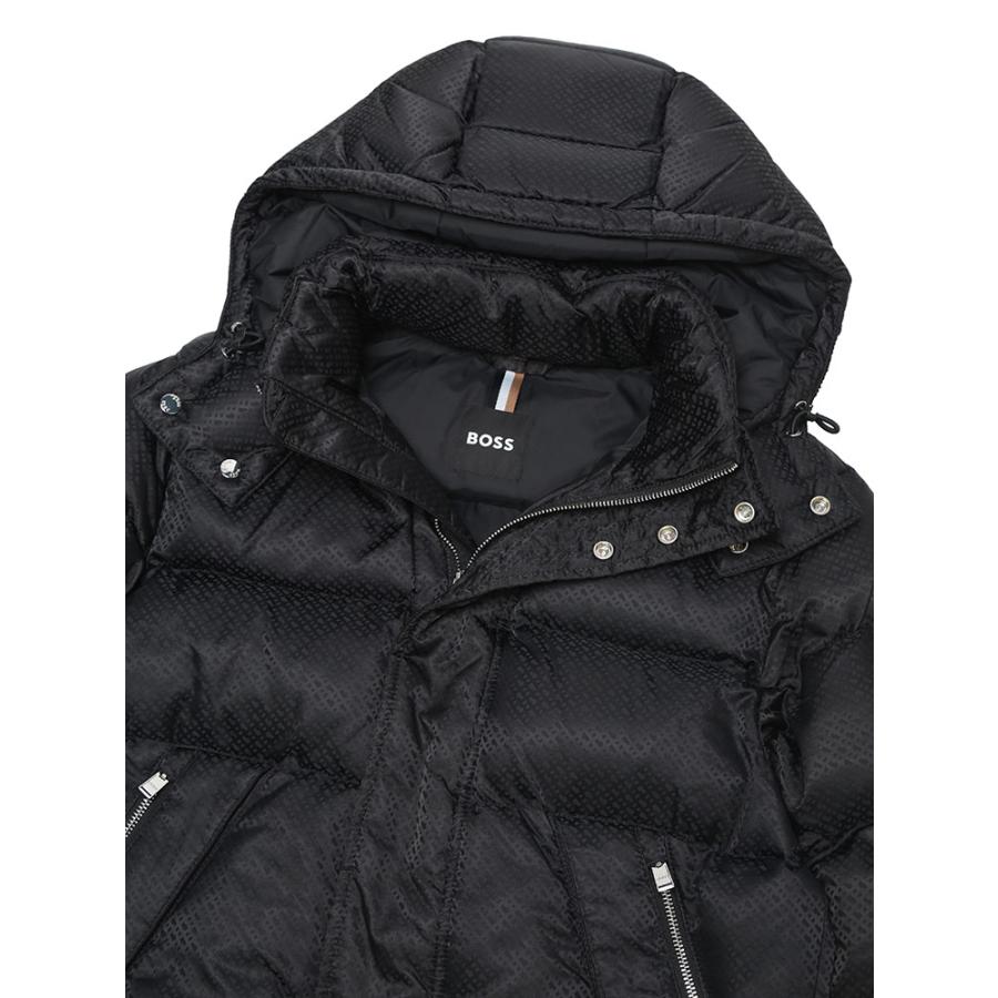 HUGO BOSS ヒューゴボス フード着脱 撥水 モノグラム柄 ダブル HUGO BOSS ヒューゴボス フード着脱 撥水 モノグラム柄 ダブル
