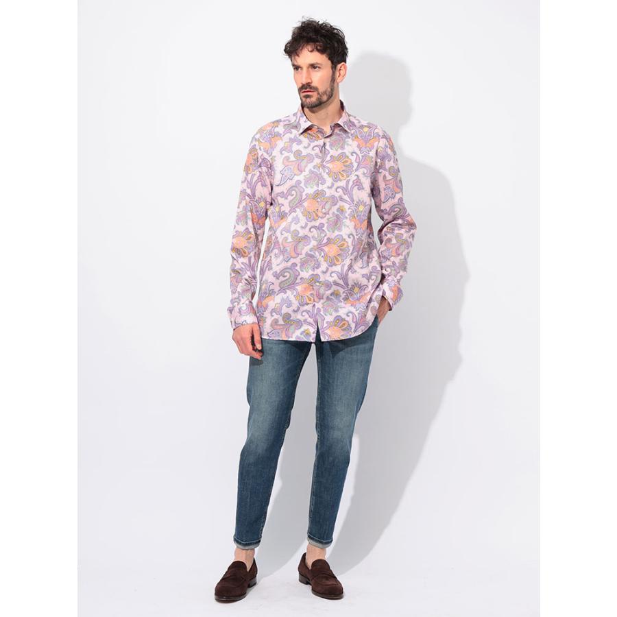 ETRO エトロ 綿100% ペイズリー柄 長袖 シャツ メンズ ETRO エトロ 綿100% ペイズリー柄 長袖 シャツ メンズ