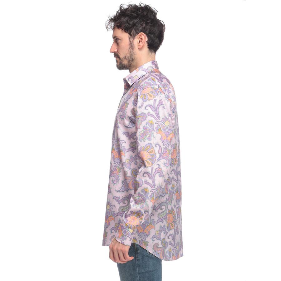ETRO エトロ 綿100% ペイズリー柄 長袖 シャツ メンズ ETRO エトロ 綿100% ペイズリー柄 長袖 シャツ メンズ