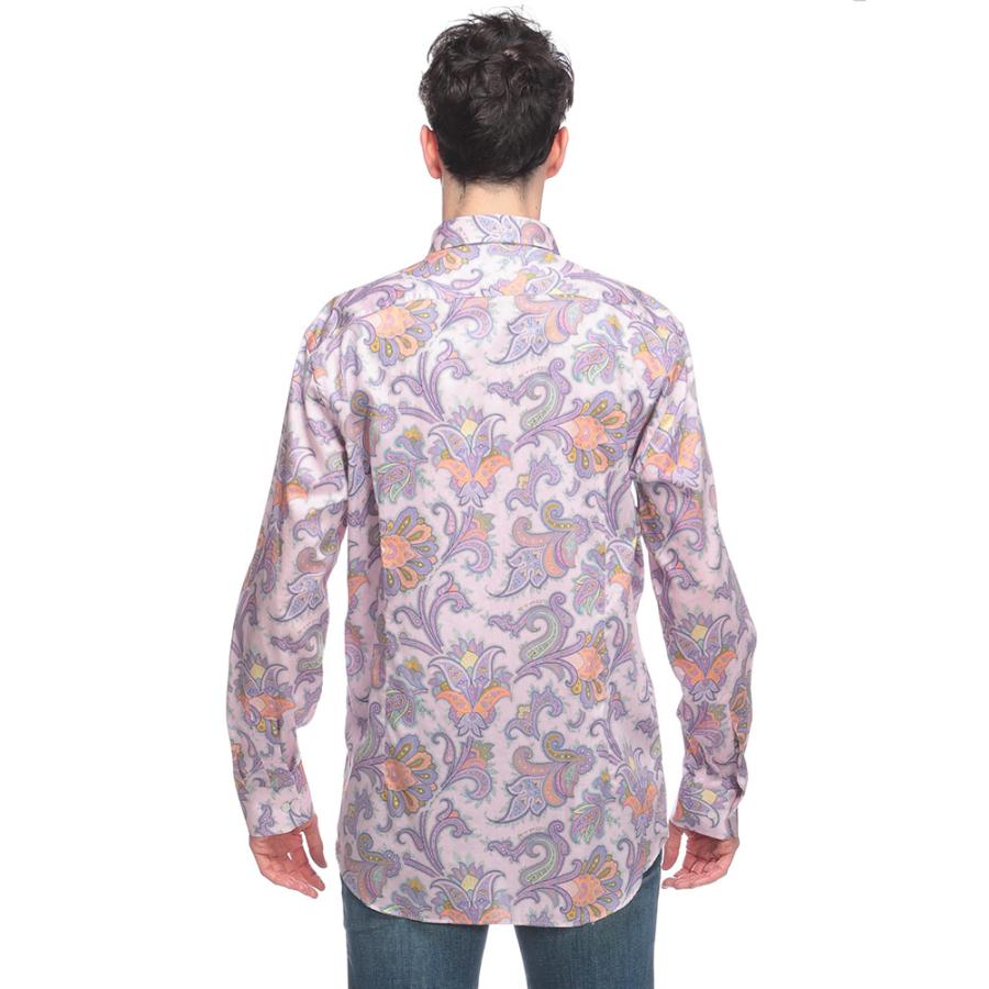 ETRO エトロ 綿100% ペイズリー柄 長袖 シャツ メンズ ETRO エトロ 綿100% ペイズリー柄 長袖 シャツ メンズ