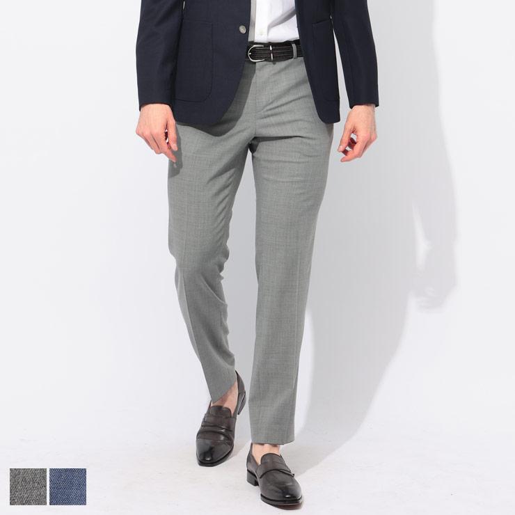 美品★HugoBoss/ダークグレースラックス HUGO BOSS（ヒューゴ・ボス） パンツ メンズストレッチウール