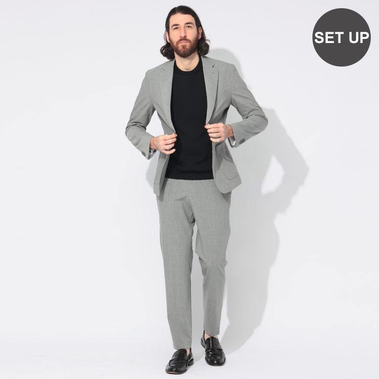 ヒューゴボス スーツ HUGO BOSS メンズ ストレッチウール シングル ノータック スーツ HBHG10269518