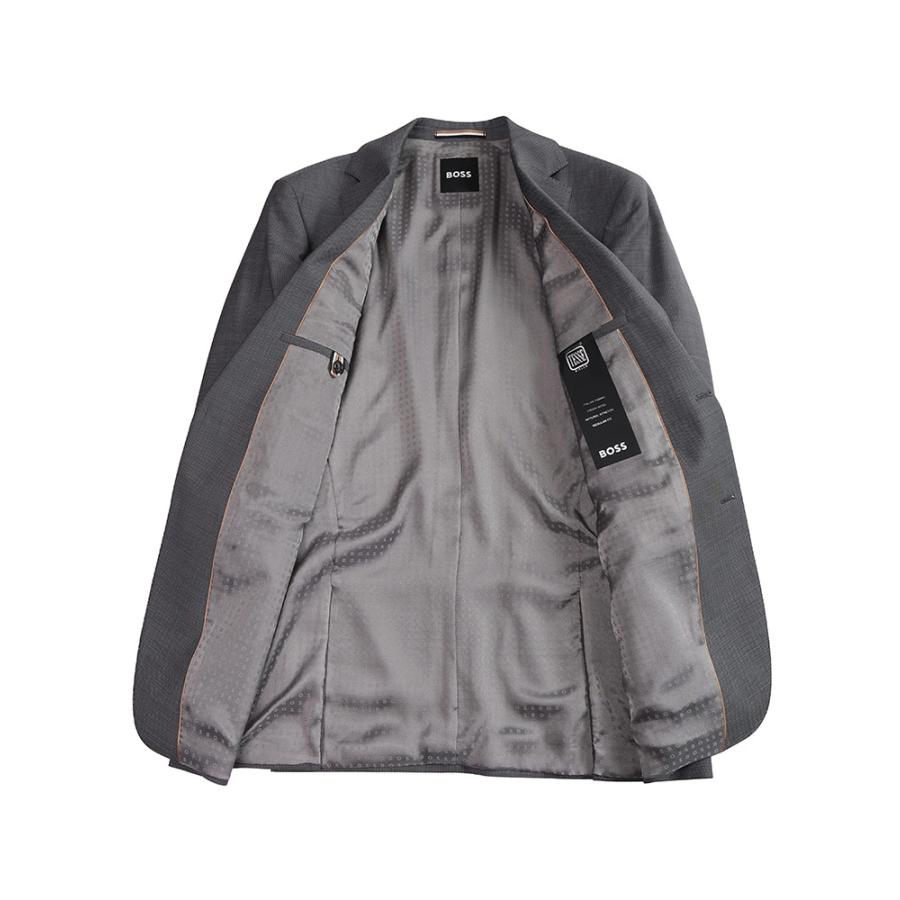 ヒューゴボス HUGO BOSS スーツ メンズ ナチュラルストレッチ ウール シングル ノータック HBJE10269056の画像