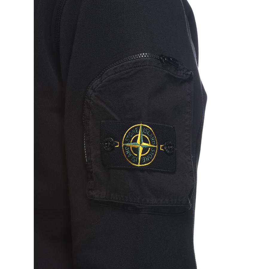 ストーンアイランド トレーナー メンズ STONE ISLAND ジップポケット クルーネック SI6100003S0123の画像
