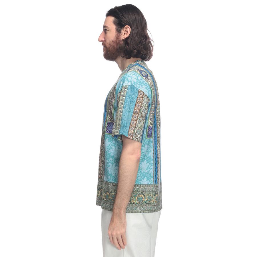 エトロ ETRO Tシャツ ETRO (エトロ) バロックプリント クルーネック 半袖 Tシャツ メンズ