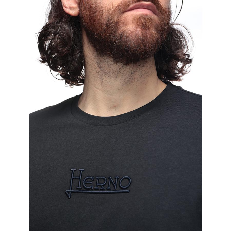 【新品S】HERNO ヘルノ コットンTシャツ 高級イタリア製　レディース半袖 ヘルノ HERNO T.SHIRT（WHITE） - ファッション通販 d fashion