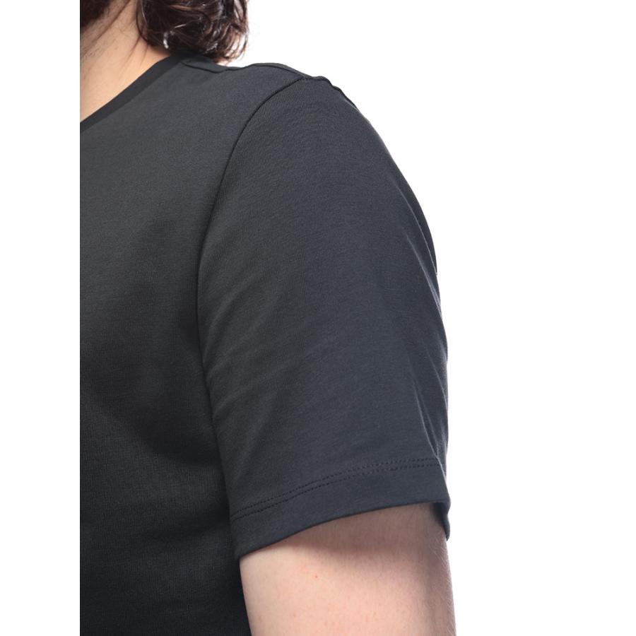 HERNO（ヘルノ） 半袖 Tシャツ メンズ ロゴ刺繍 クルーネック