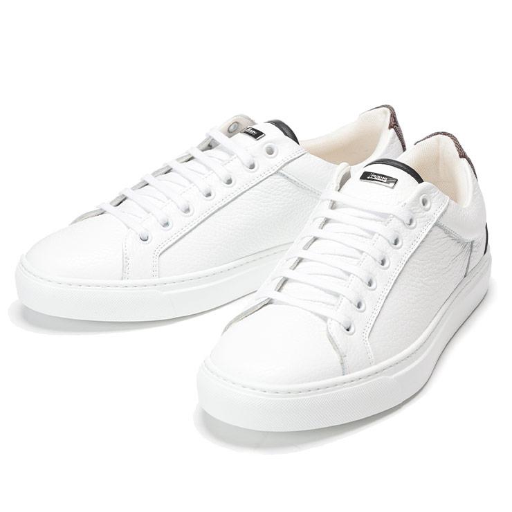 HERNO（ヘルノ） スニーカー メンズ モノグラム ローカット レザー