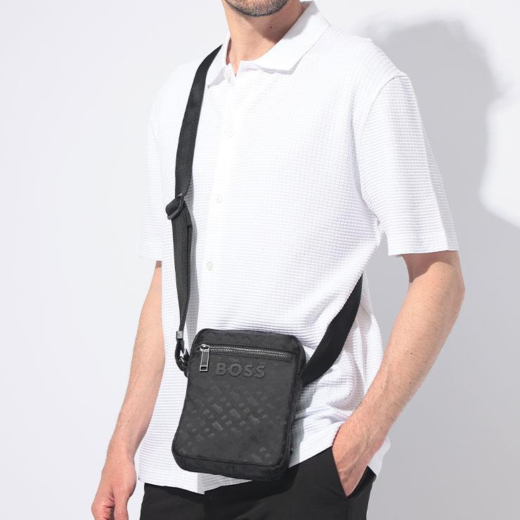 HUGO BOSS ヒューゴボス BB バッグ メンズ モノグラム ミニ