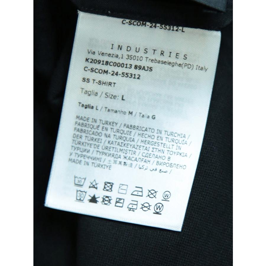モンクレール Tシャツ メンズ MONCLER ロゴ エンボス アウトライン クルーネック 半袖 コットン Tシャツ カットソー MC8C0001389AJSの画像