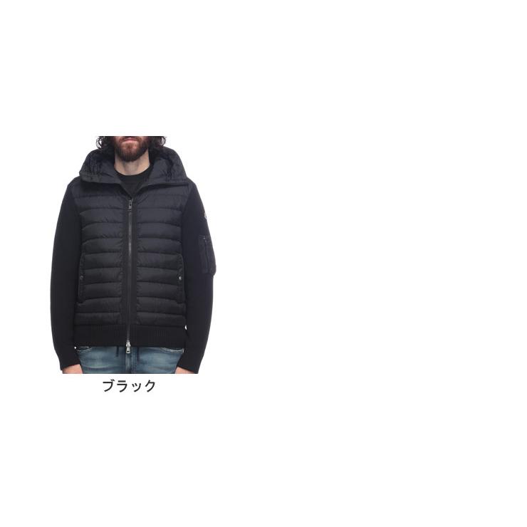 モンクレール　ニット　ダウン　ブラック MONCLER（モンクレール） ダウンジャケット MAGLIONE TRICOT CARDIGAN