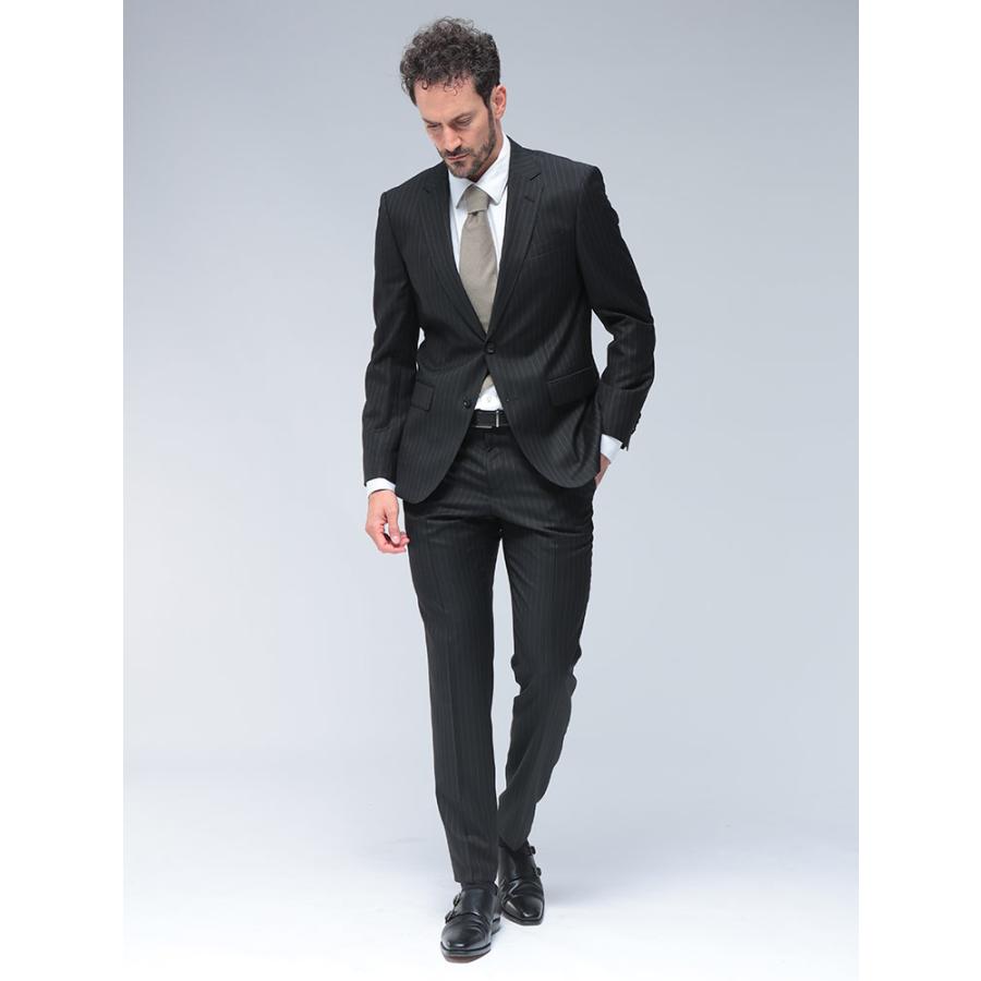 ヒューゴボス スーツ HUGO BOSS メンズ スリムフィット シングル二つ釦 ノータック ビジネススーツ GUABELLOストライプ SLIM FIT HBHG10272944の画像