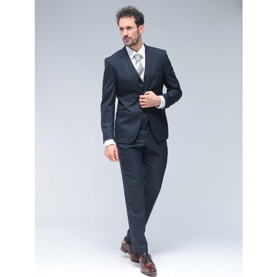 ヒューゴボス スーツ HUGO BOSS メンズ スリムフィット シングル二つ釦 ノータック スリーピース ビジネススーツ SLIM FIT HBHG10272865Pの画像