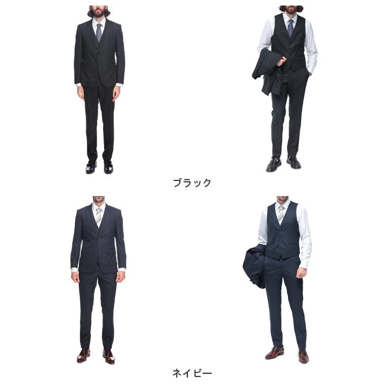 ヒューゴボス スーツ HUGO BOSS メンズ スリムフィット シングル二つ釦 ノータック スリーピース ビジネススーツ SLIM FIT HBHG10272865Pの画像