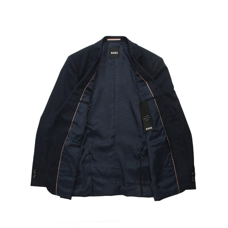 ヒューゴボス スーツ HUGO BOSS メンズ スリムフィット シングル二つ釦 ノータック スリーピース ビジネススーツ SLIM FIT HBHG10272865Pの画像
