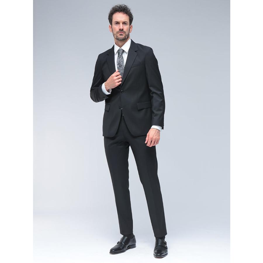 ヒューゴボス スーツ HUGO BOSS メンズ スリムフィット シングル二つ釦 ノータック ビジネススーツ TESSE Lanificio Biella HBHG10272913Pの画像