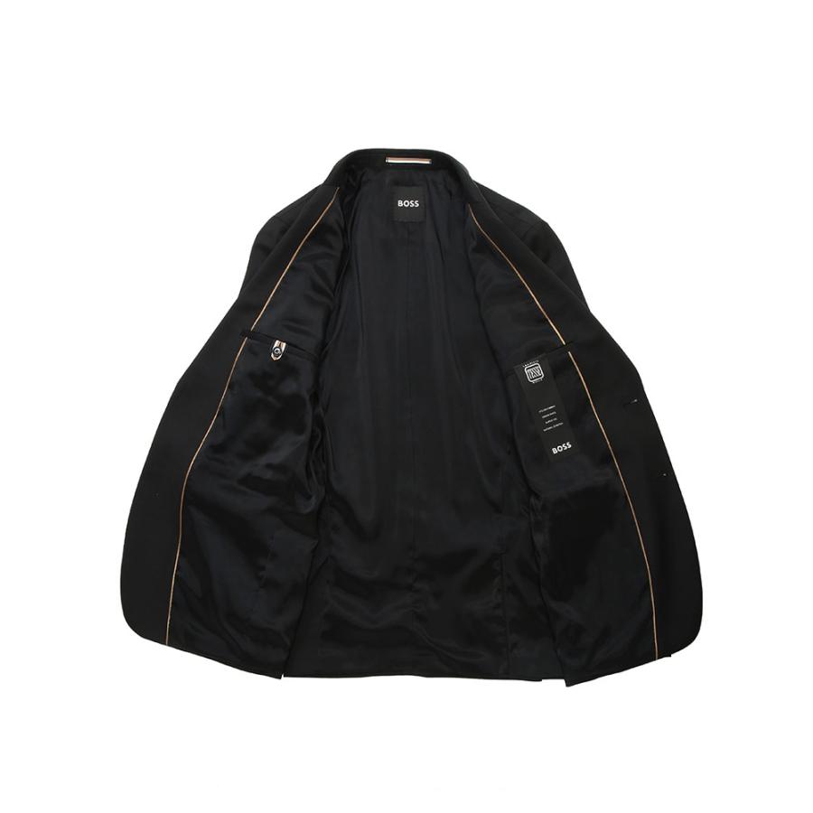 ヒューゴボス スーツ HUGO BOSS メンズ スリムフィット シングル二つ釦 ノータック ビジネススーツ TESSE Lanificio Biella HBHG10272913Pの画像
