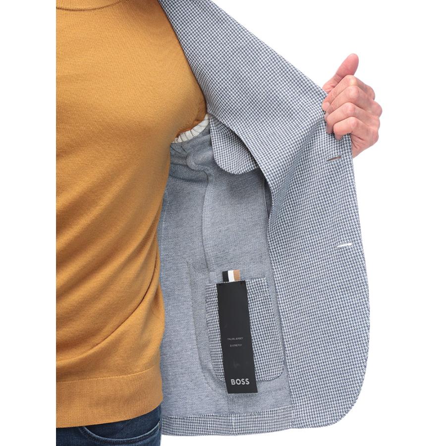 ヒューゴボス メンズ HUGO BOSS カジュアルジャケット ストレッチ ジャージジャケット HBHANRY10272811の画像