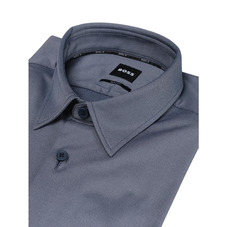 HUGO BOSS ヒューゴボス シャツ 無地 長袖 ドレスシャツ SLIMFIT