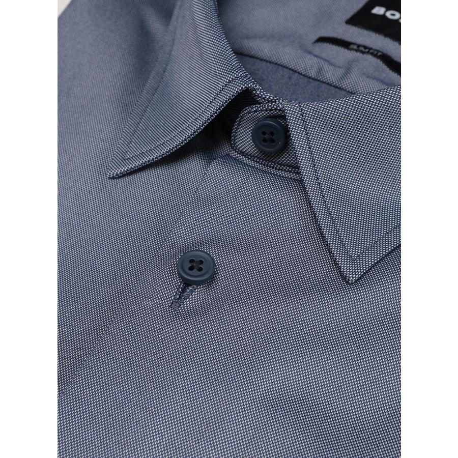 HUGO BOSS（ヒューゴ・ボス） シャツ 無地 長袖 ドレスシャツ SLIMFIT