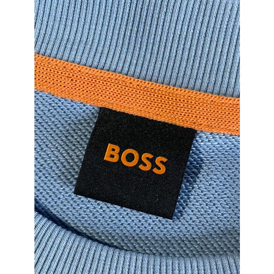 HUGO BOSS（ヒューゴ・ボス） メンズ ラバーロゴプリント クルーネック