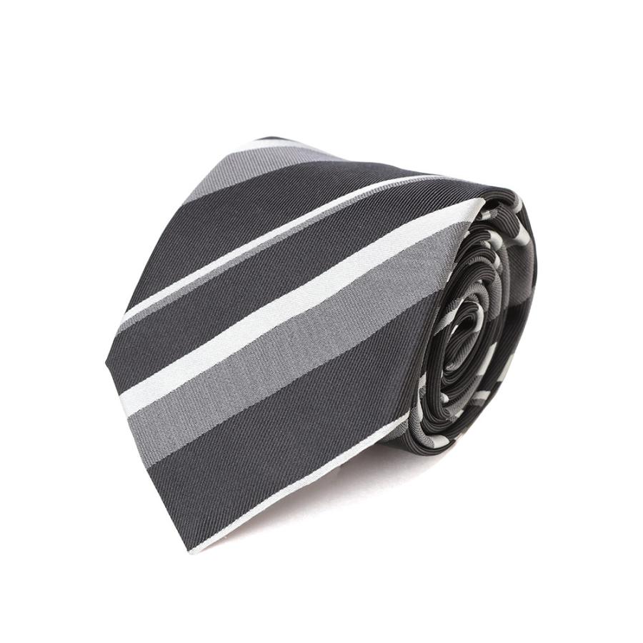 2664 【美品】 ヒューゴボス ネクタイ レジメンタル HUGO BOSS（ヒューゴ・ボス） ネクタイ メンズ シルク100％ レジ