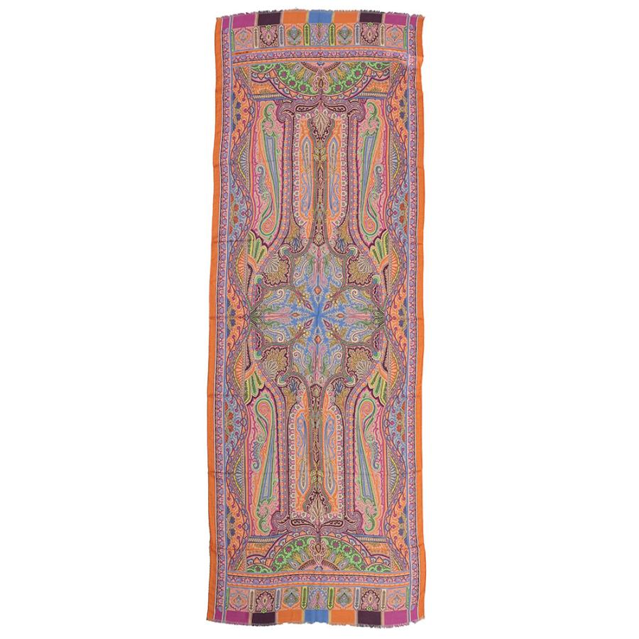 ETRO（エトロ） ストール カシミヤ混 ペイズリー ストール