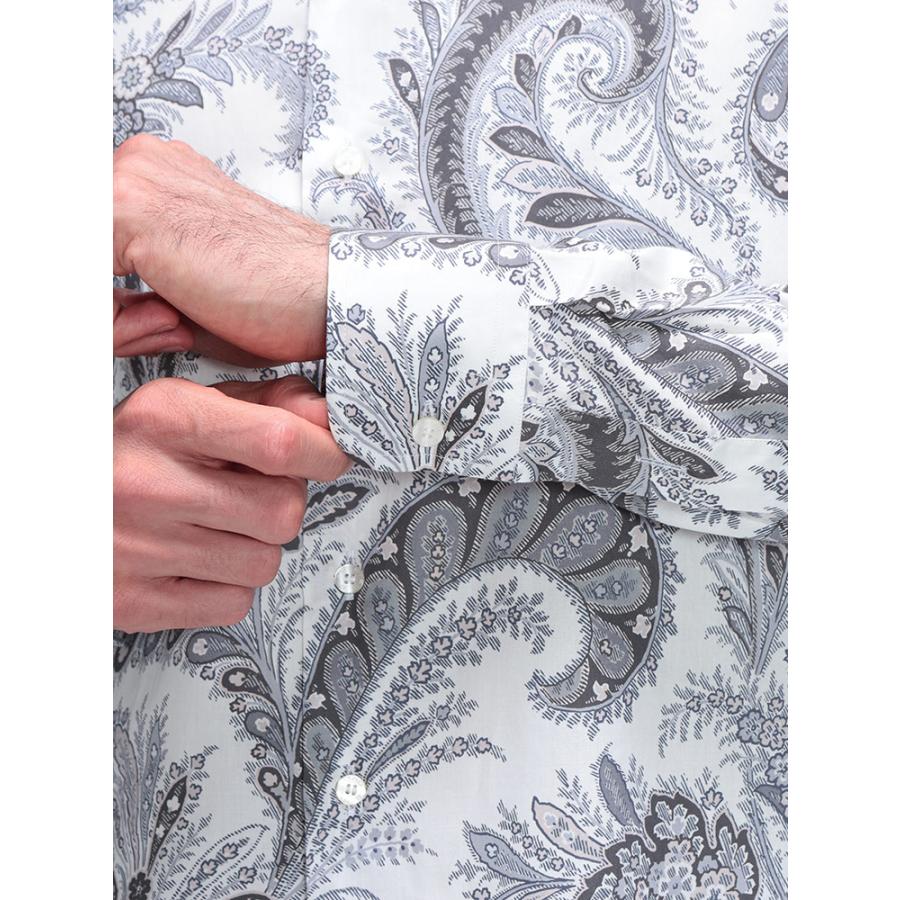 エトロ シャツ トップス ETRO コットン ペイズリー柄 長袖 シャツ ETMRIB0199SA5L1 メンズの画像