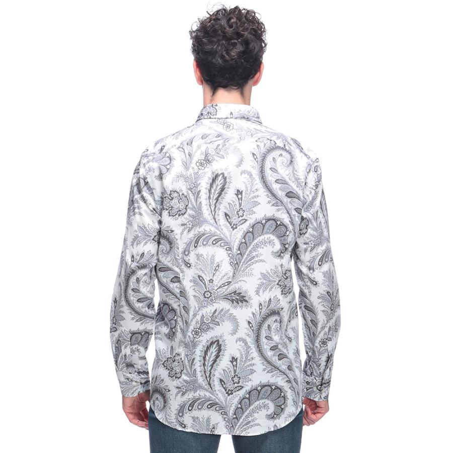 エトロ シャツ トップス ETRO コットン ペイズリー柄 長袖 シャツ ETMRIB0199SA5L1 メンズの画像