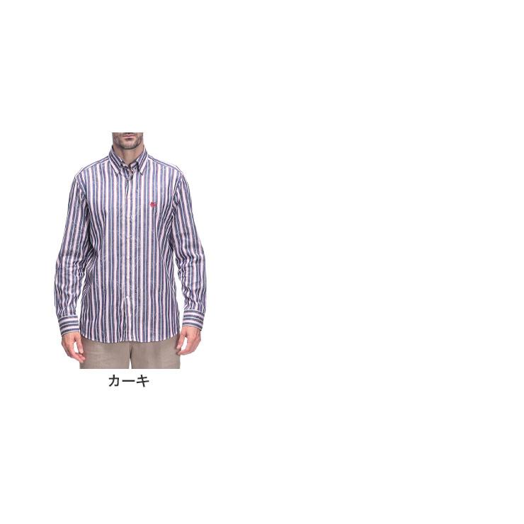 ETRO エトロ シャツ トップス ストライプ×ペイズリー ボタンダウン