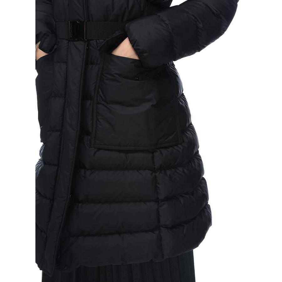 モンクレール ダウン アウター MONCLER レディース シープファー フルジップ ダウンコート MCLKHLOESSE5の画像