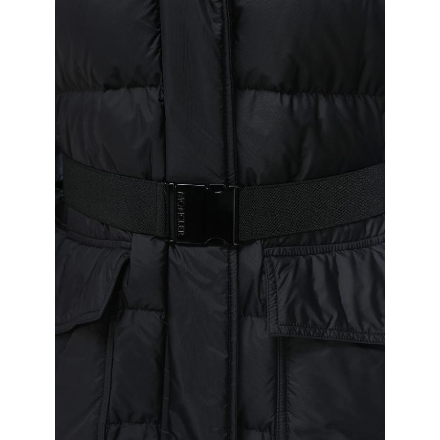 モンクレール ダウン アウター MONCLER レディース シープファー フルジップ ダウンコート MCLKHLOESSE5の画像