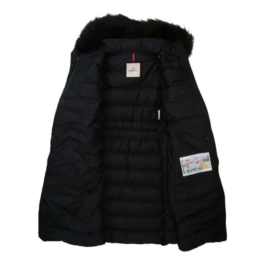 モンクレール ダウン アウター MONCLER レディース シープファー フルジップ ダウンコート MCLKHLOESSE5の画像