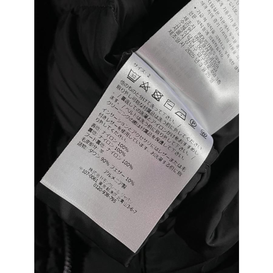 モンクレール ダウン アウター MONCLER レディース シープファー フルジップ ダウンコート MCLKHLOESSE5の画像