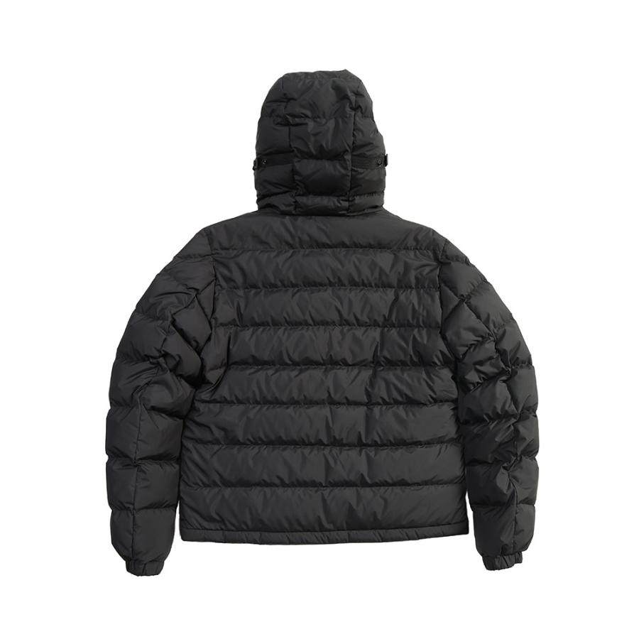 メンズMONCLER 正規品 ダウンジャケットフードのみ ブラック スナップ5個 MONCLER（モンクレール） ダウン アウター メンズ フード ロゴ