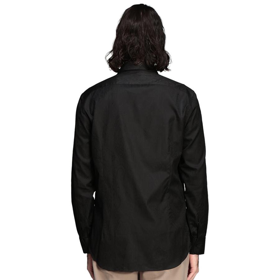 エトロ　ETRO 極美品　ペイズリー柄　ブラック　黒　長袖シャツ　40サイズ. ETRO（エトロ） シャツ トップス メンズ ペイズリー柄 長袖 シャツ 総