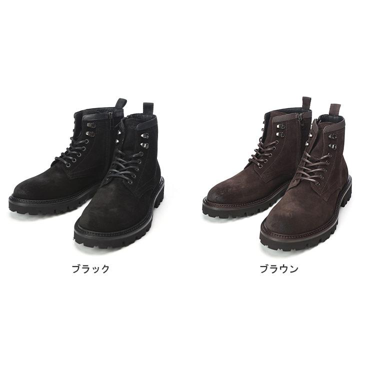 HUGO BOSS（ヒューゴ・ボス） ブーツ メンズ スエード レザー レース