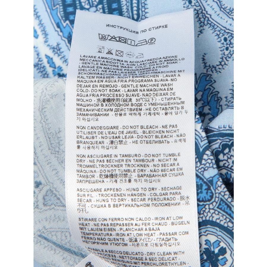 ETRO（エトロ） メンズ シャツ 長袖 ペイズリー柄 ストレッチ コットン