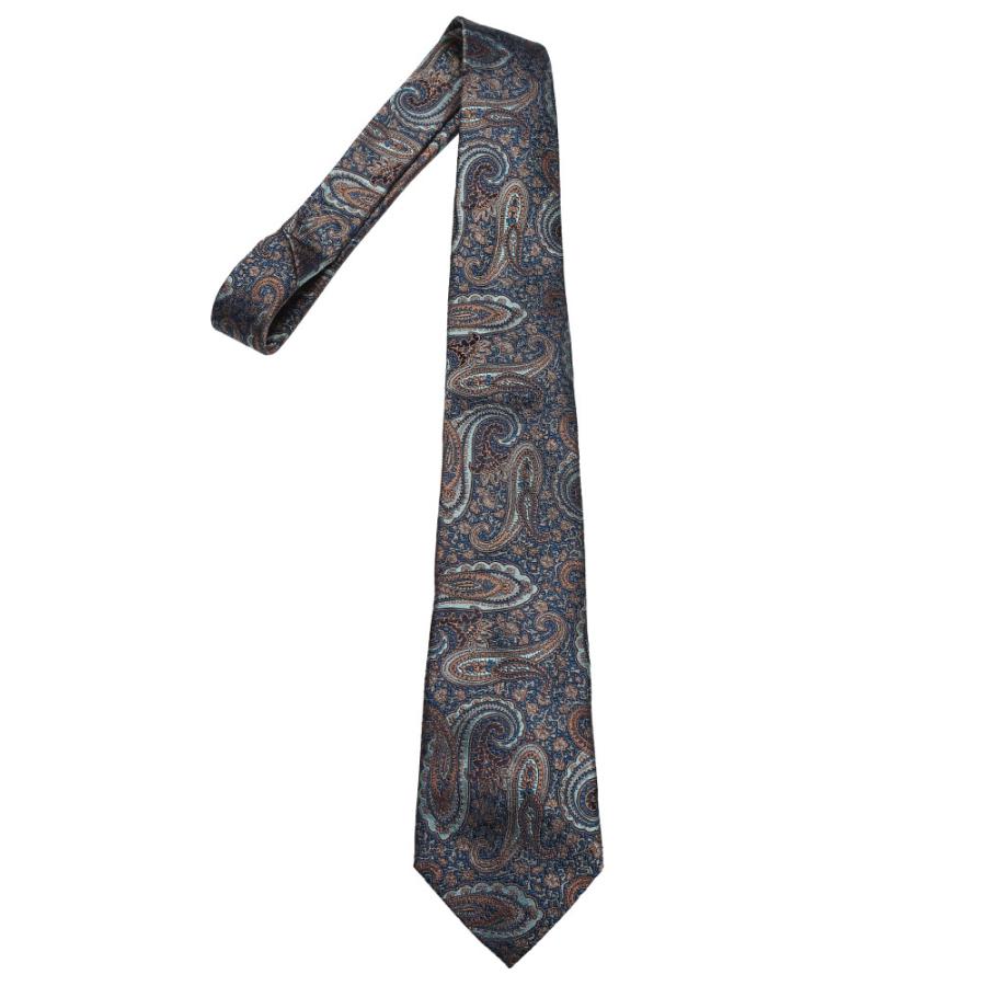 ETRO（エトロ） ネクタイ メンズ シルク100％ ペイズリー柄 ネクタイ