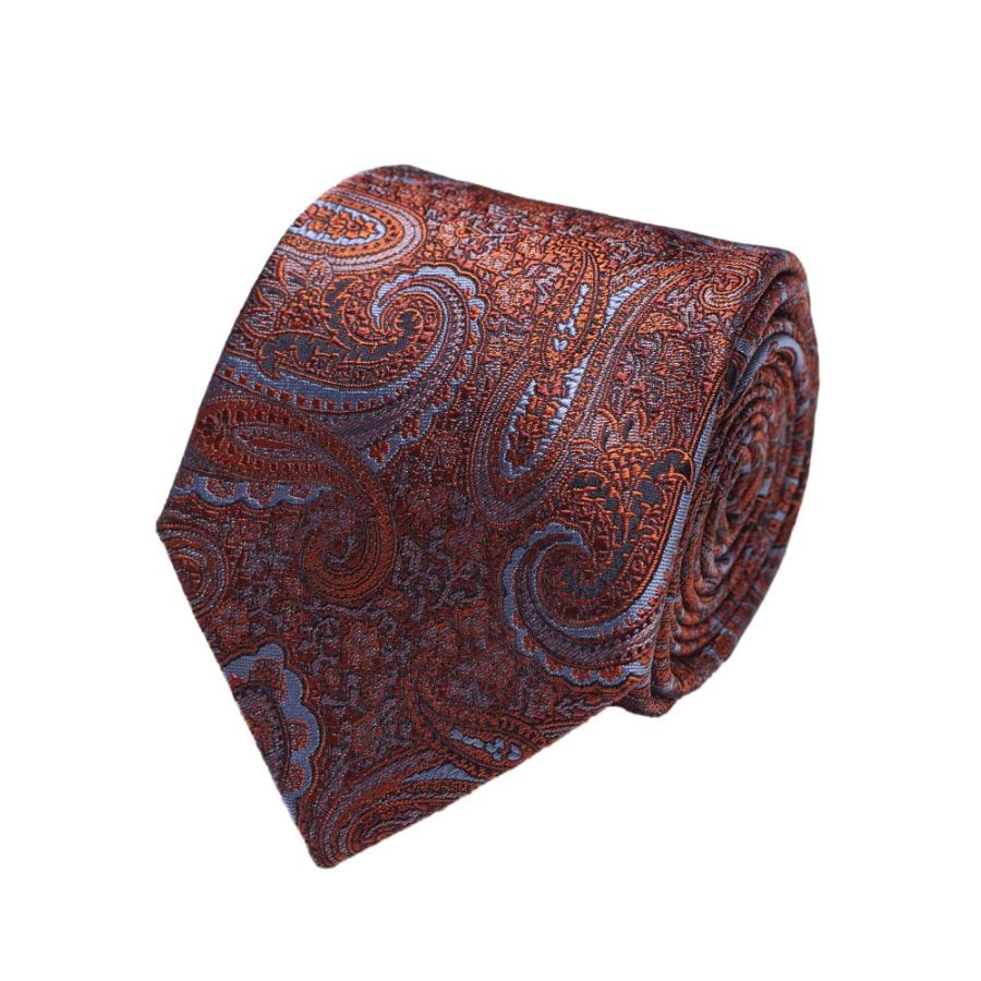 ETRO（エトロ） ネクタイ メンズ シルク100％ ペイズリー柄 ネクタイ