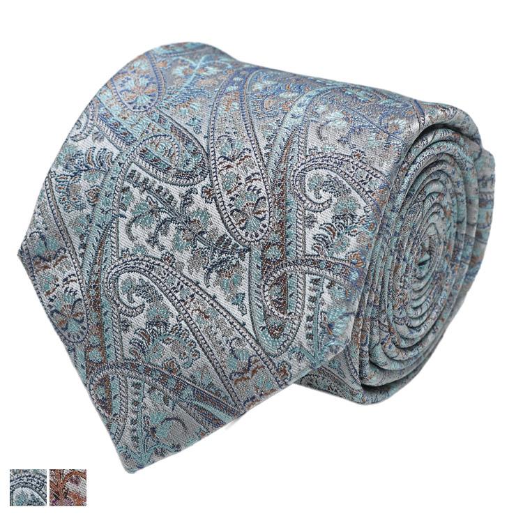 ETRO（エトロ） ネクタイ メンズ シルク100％ ペイズリー柄 ネクタイ