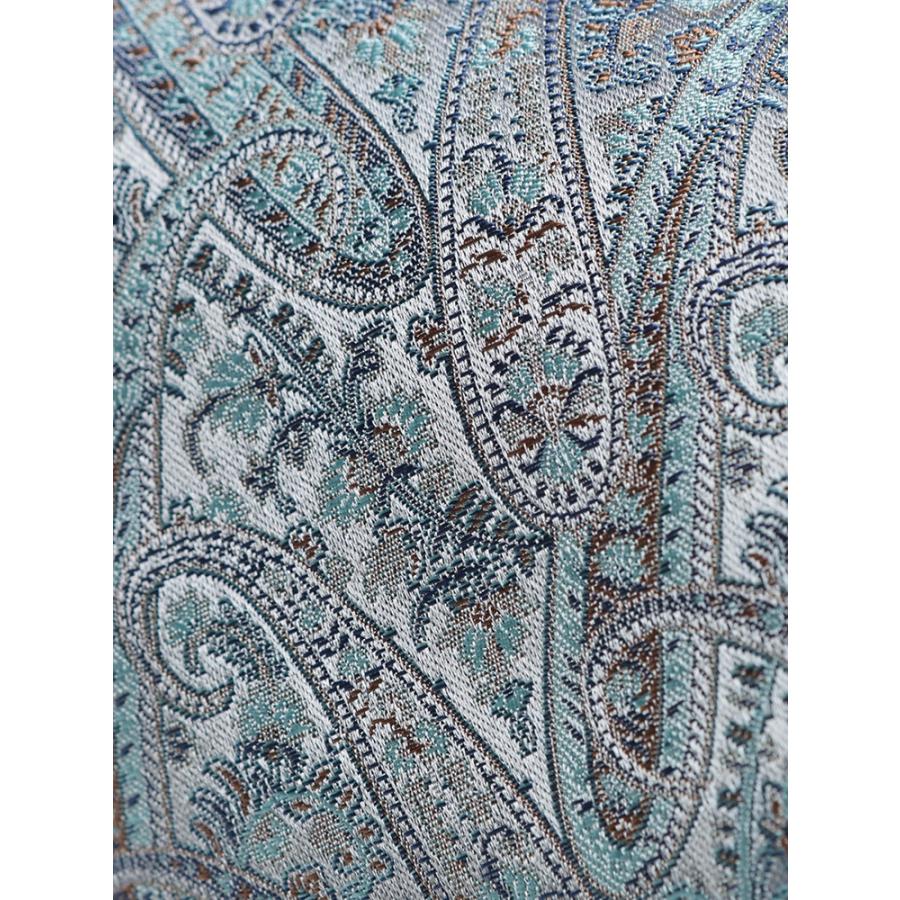 エトロ　ネクタイ　ペイズリー柄　ブルー系 ETRO（エトロ） ネクタイ メンズ シルク100％ ペイズリー柄 ネクタイ