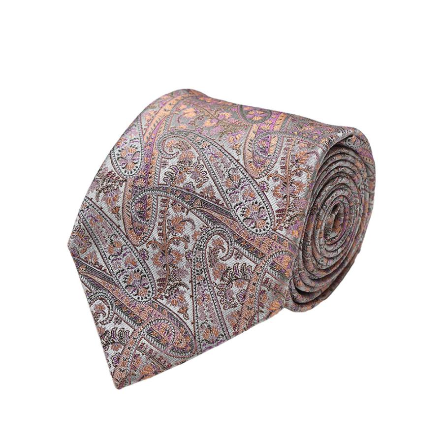 ETRO（エトロ） ネクタイ メンズ シルク100％ ペイズリー柄 ネクタイ