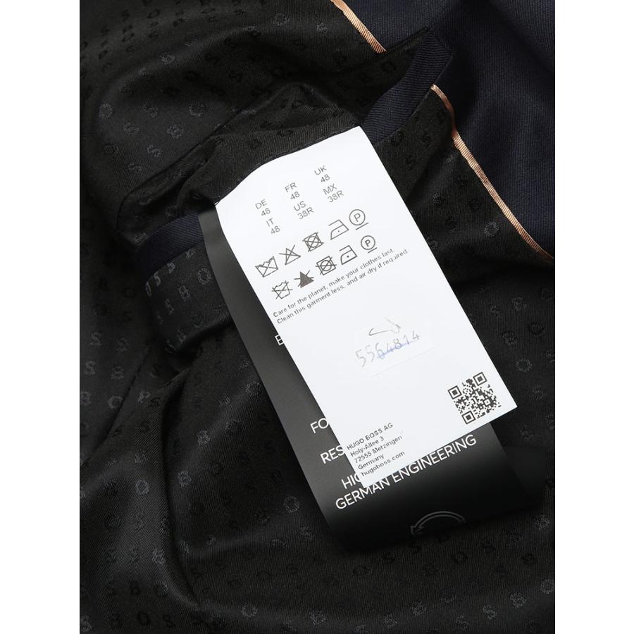 ヒューゴボス メンズ スーツ HUGO BOSS 無地 シングル ジャケット ノータック スラックス ビジネス スーツ HBHG10236006P ブランド スーツの画像