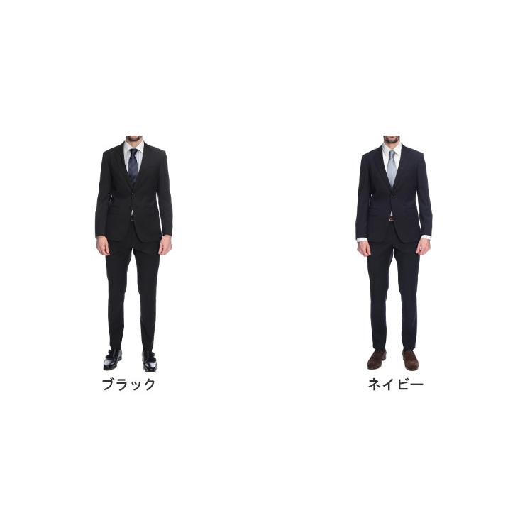ヒューゴボス メンズ スーツ HUGO BOSS 無地 ストレッチ シングル ジャケット ノータック スラックス ビジネス スーツ HBHG10270084P ブランドの画像