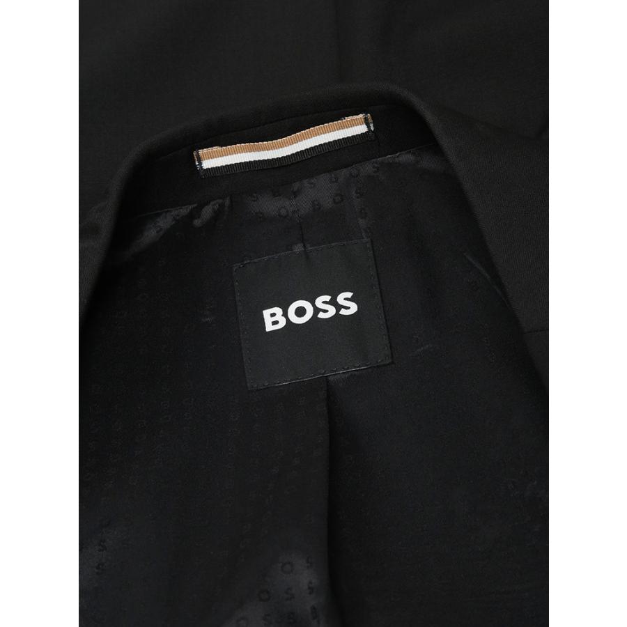 ヒューゴボス メンズ スーツ HUGO BOSS 無地 ストレッチ シングル ジャケット ノータック スラックス ビジネス スーツ HBHG10270084P ブランドの画像